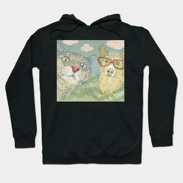 Kitty and Doggy Hoodie by SUGAH